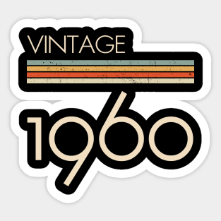 Vintage Classic 1960 Sticker